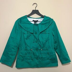 Green Lightweight Anorak Jacket